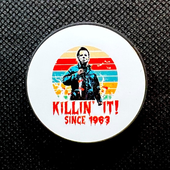 Michael Myers Killin It Since 1983 Cell Phone Grip Smartphone Accessory - Picture 1 of 2